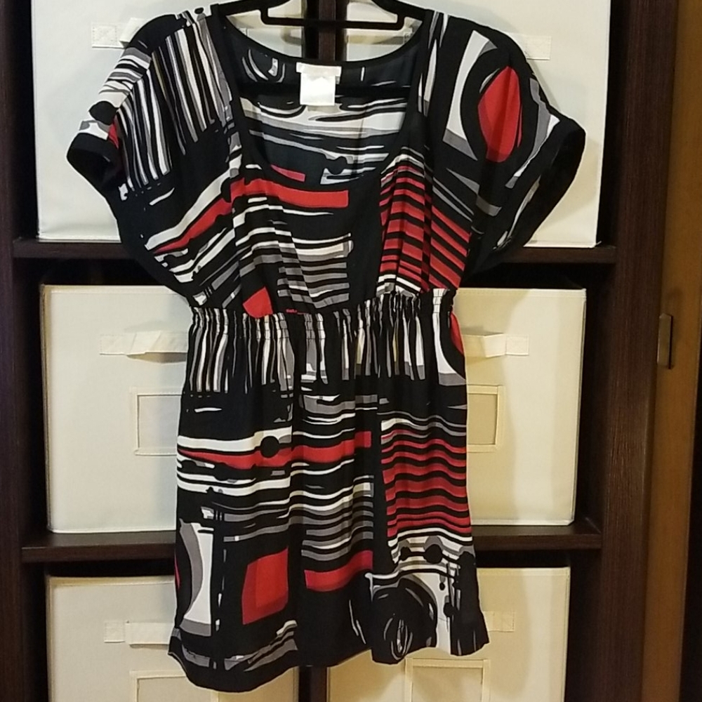 Matty M Tunic Blouse Sz S